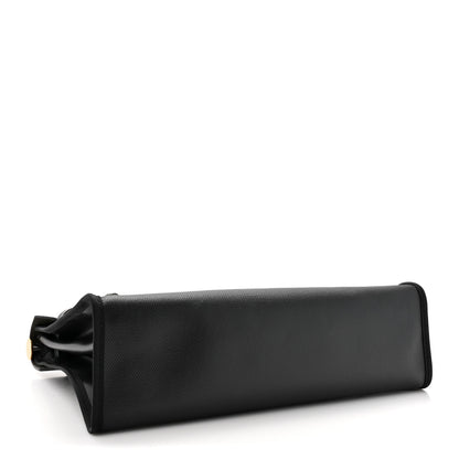 Hermes Toile H Berline Vache Hunter Herbag Zip PM 31 Black Ecru 5 of 13