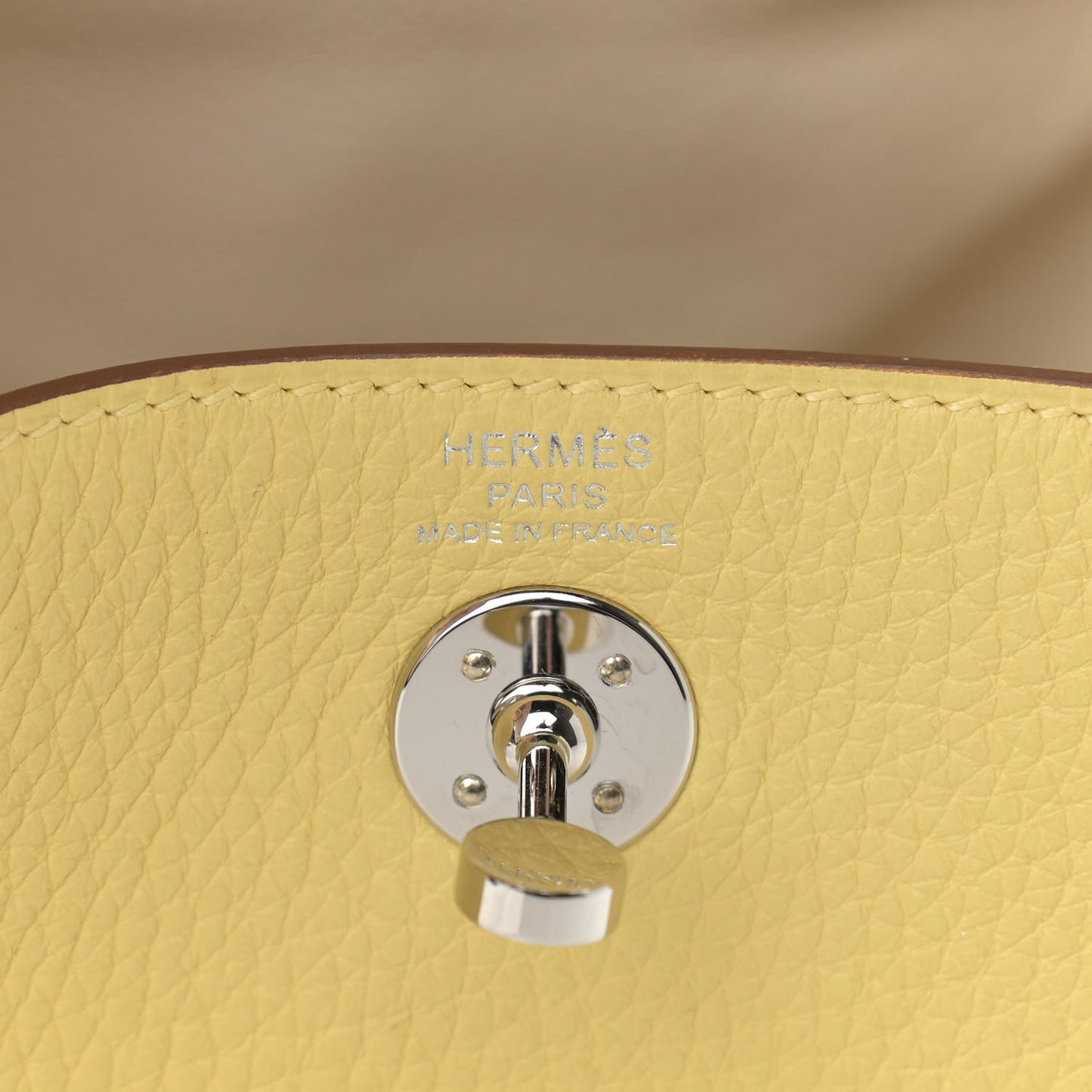 Taurillon Clemence Mini Lindy 20 Jaune Poussin
