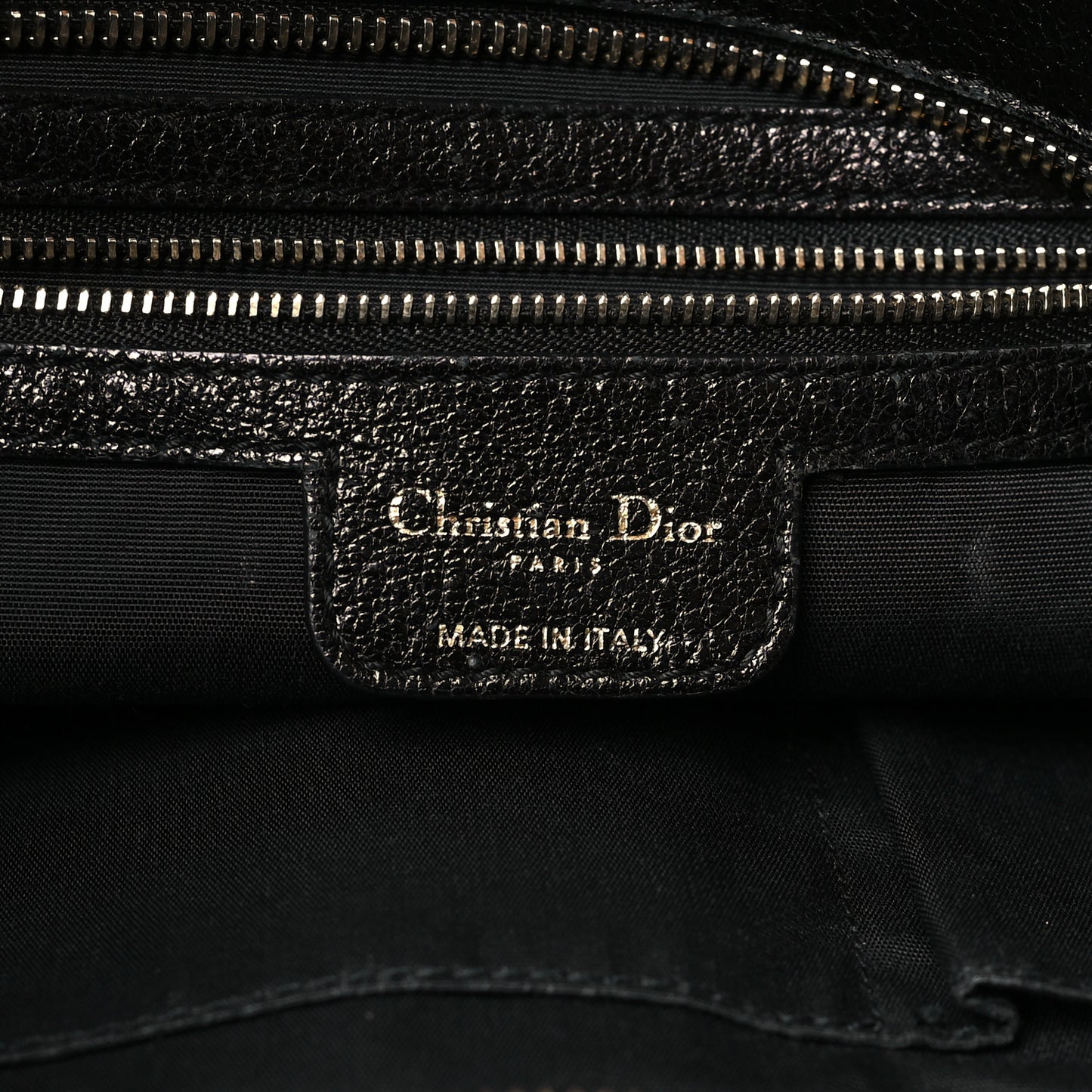 Ceramic Effect Deerskin Cannage Bee Tote Black