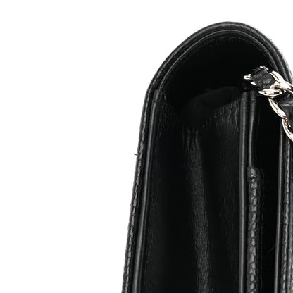 Chanel Caviar Timeless CC Wallet on Chain WOC Black 10 of 17