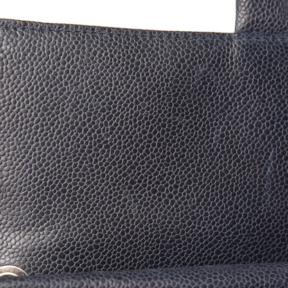Chanel Caviar Quilted Large Retro Class Flap Dark Navy Blue 14 of 19