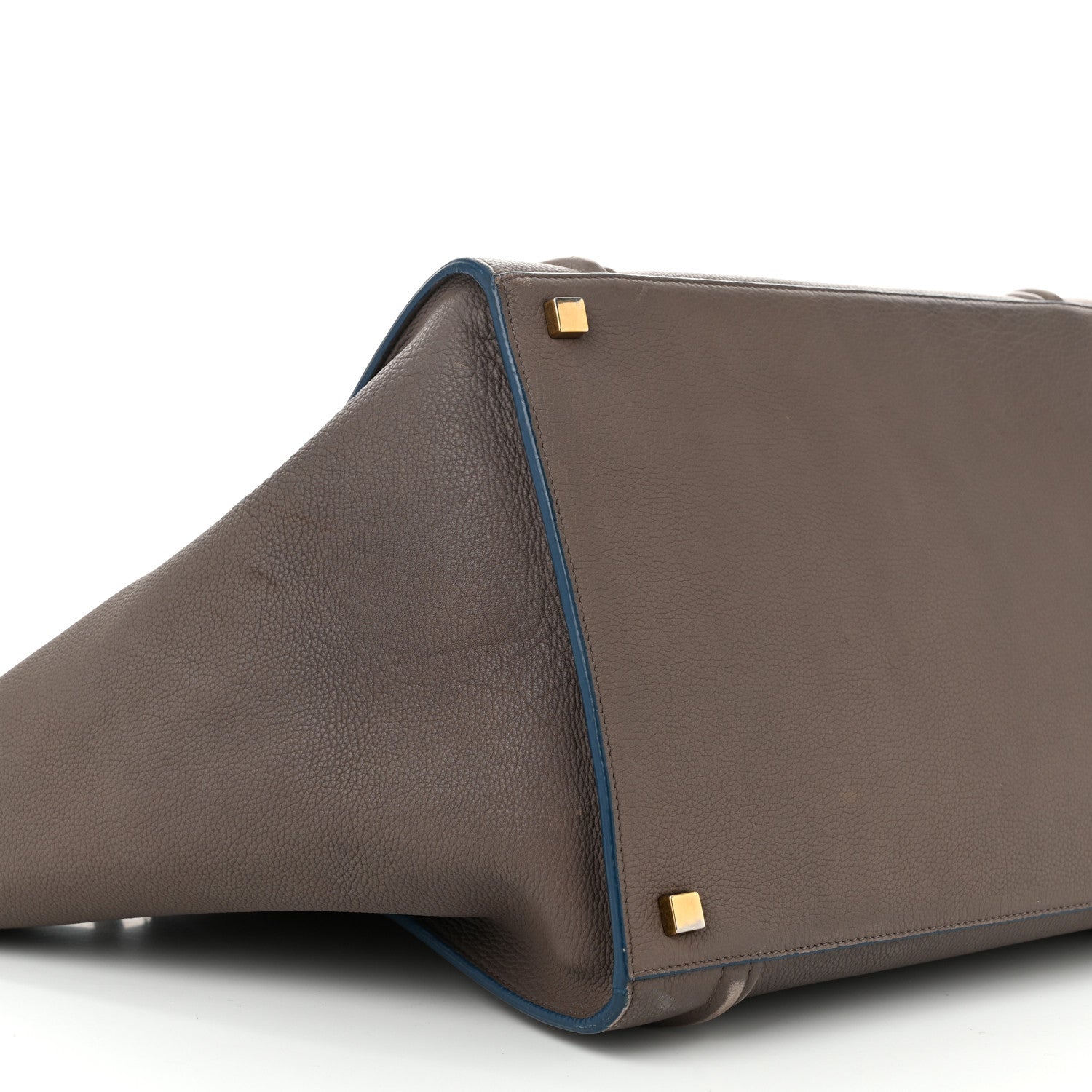 Celine Supple Calfskin Medium Phantom Luggage Grey Blue 9 of 14
