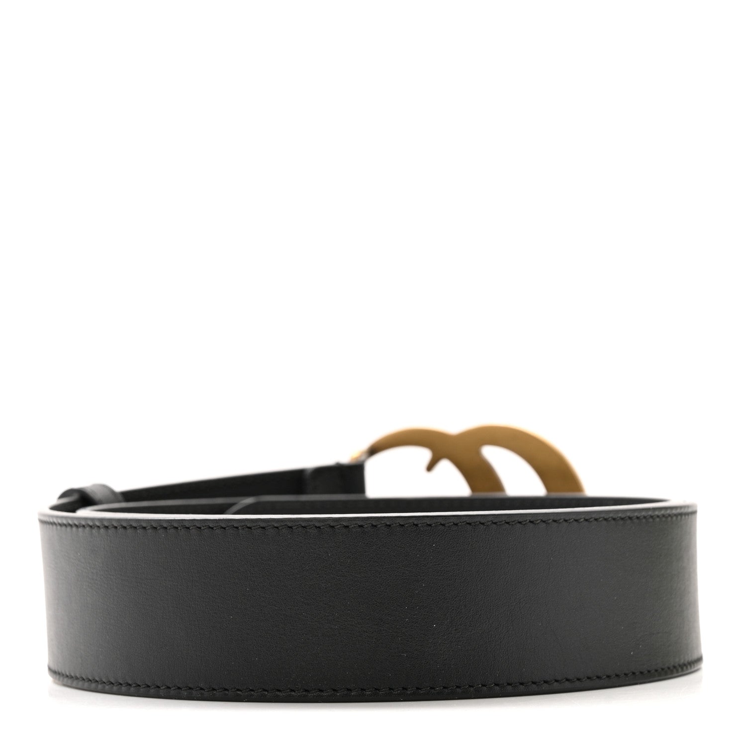 Gucci Calfskin Double G 40mm Belt 85 34 Black 1805875 – FASHIONPHILE