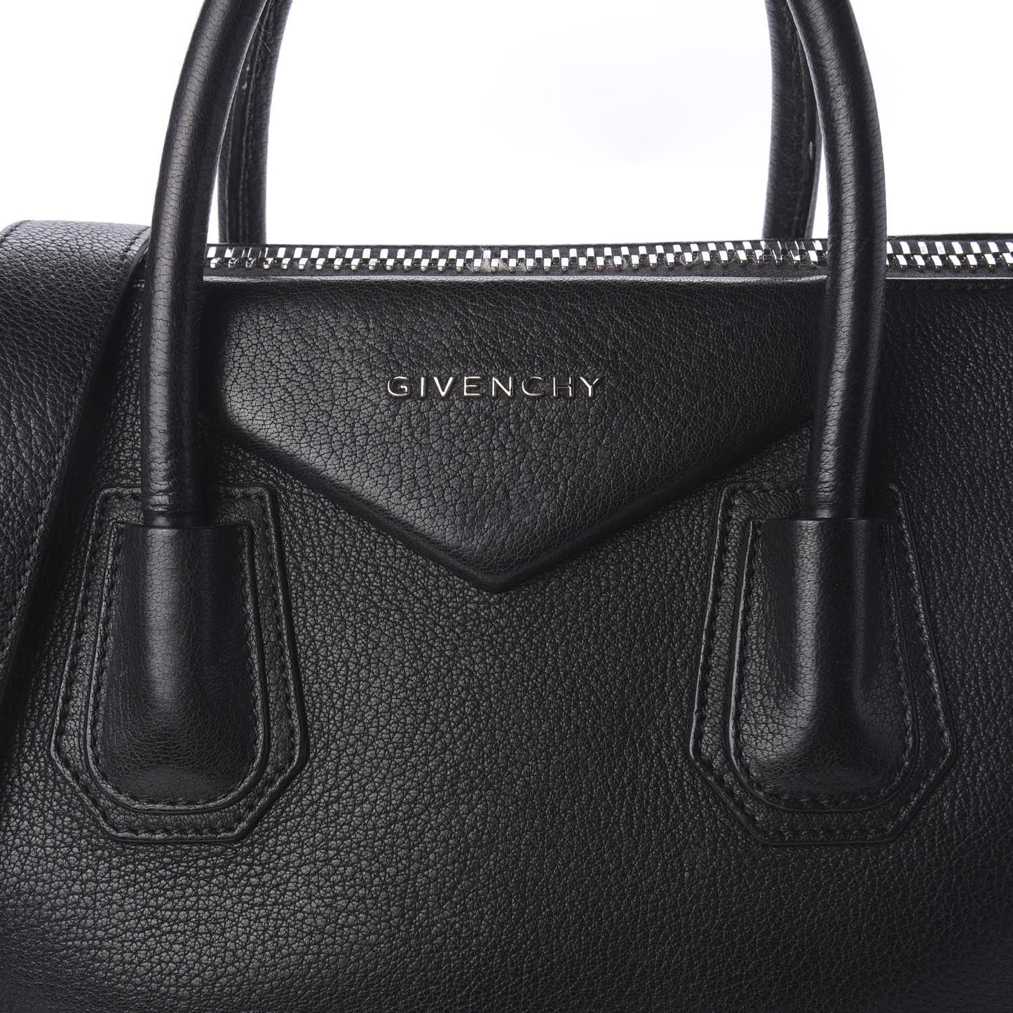 Sugar Goatskin Medium Antigona Black