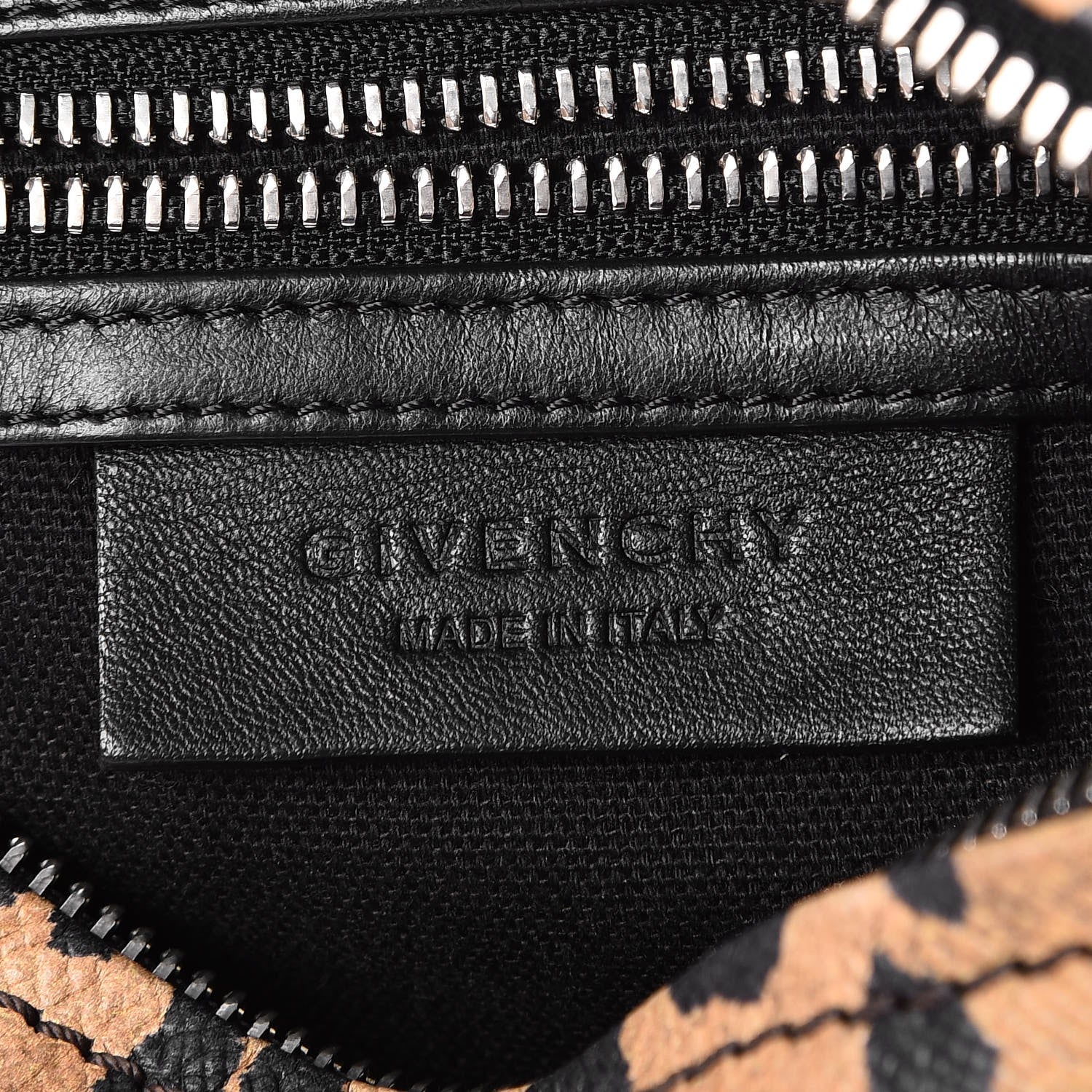 Givenchy Calfskin Leopard Print Mini Pandora Multicolor 6 of 8
