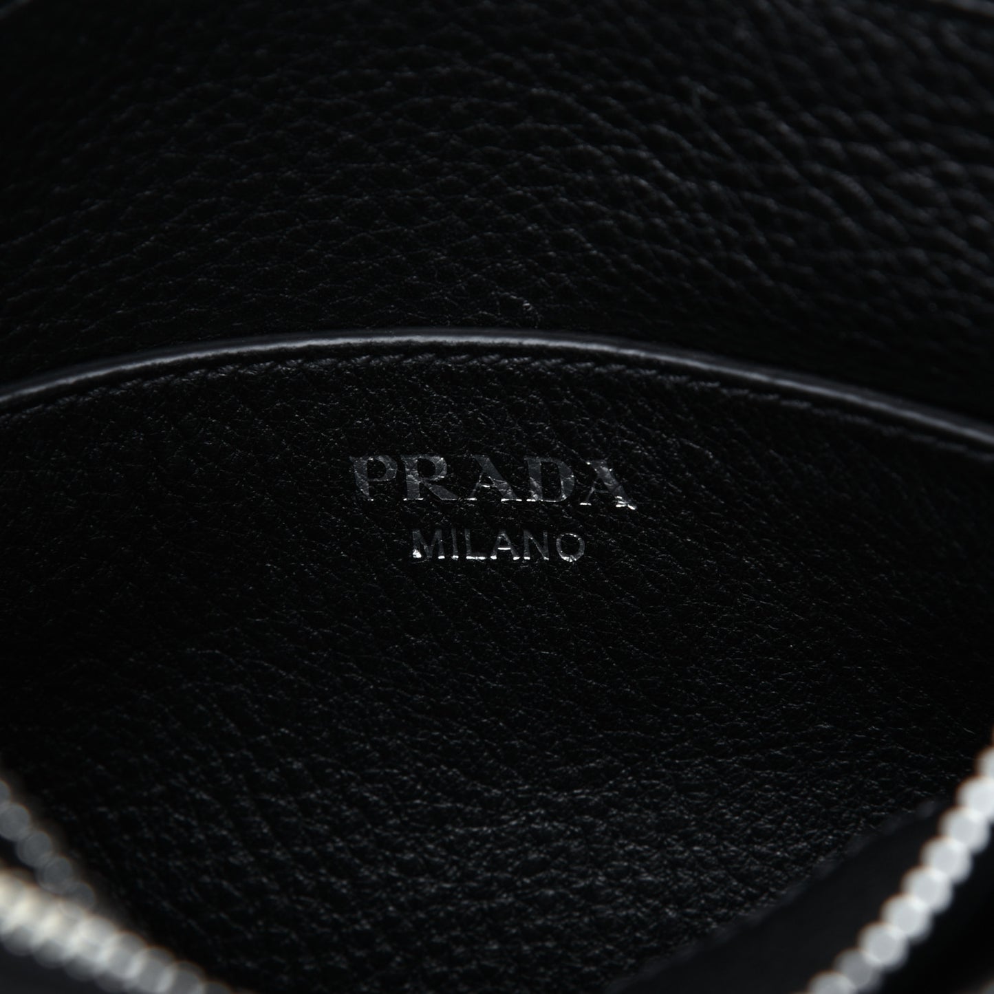 Vitello Phenix Double Zip Crossbody Bag Black