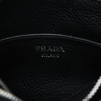 Prada Vitello Phenix Double Zip Crossbody Bag Black 9 of 18