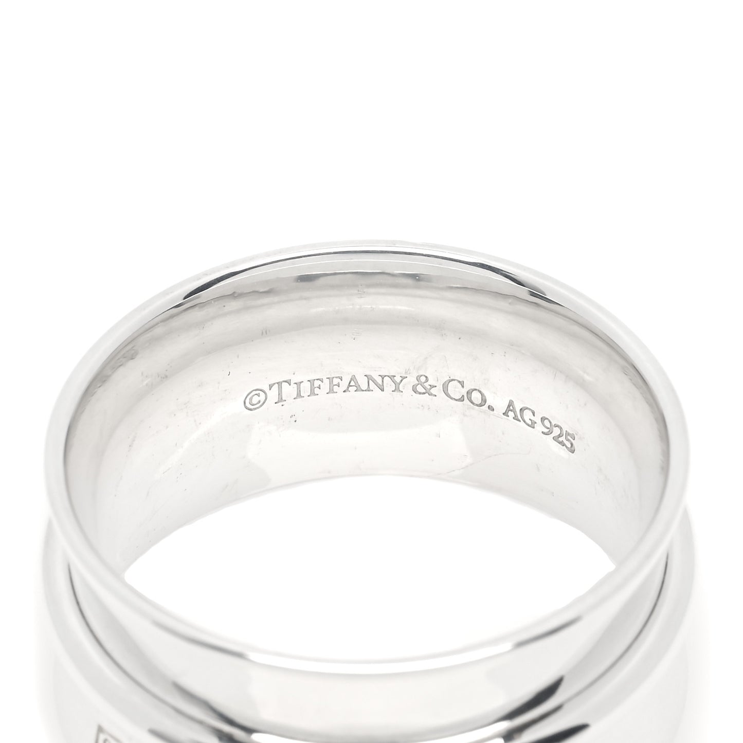 Sterling Silver Wide 1837 Band Ring 66 11.5