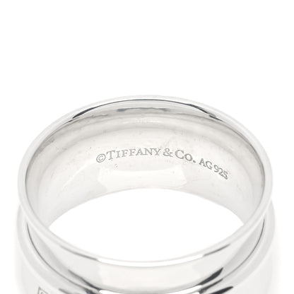 Tiffany Sterling Silver Wide 1837 Band Ring 66 11.5 4 of 4