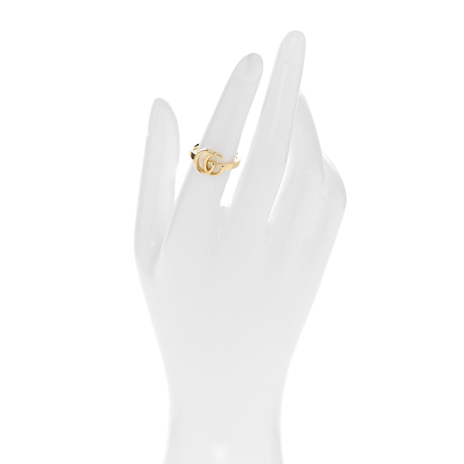 Gucci 18K Yellow Gold Running GG Ring 51 5.75 2 of 5