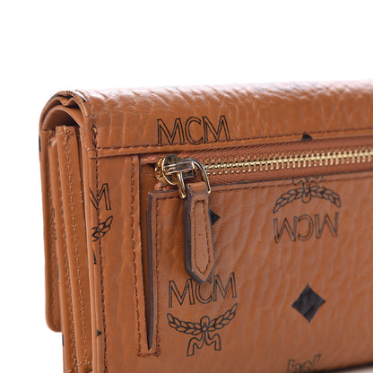 MCM Visetos Tri-Fold Wallet Cognac 9 of 9