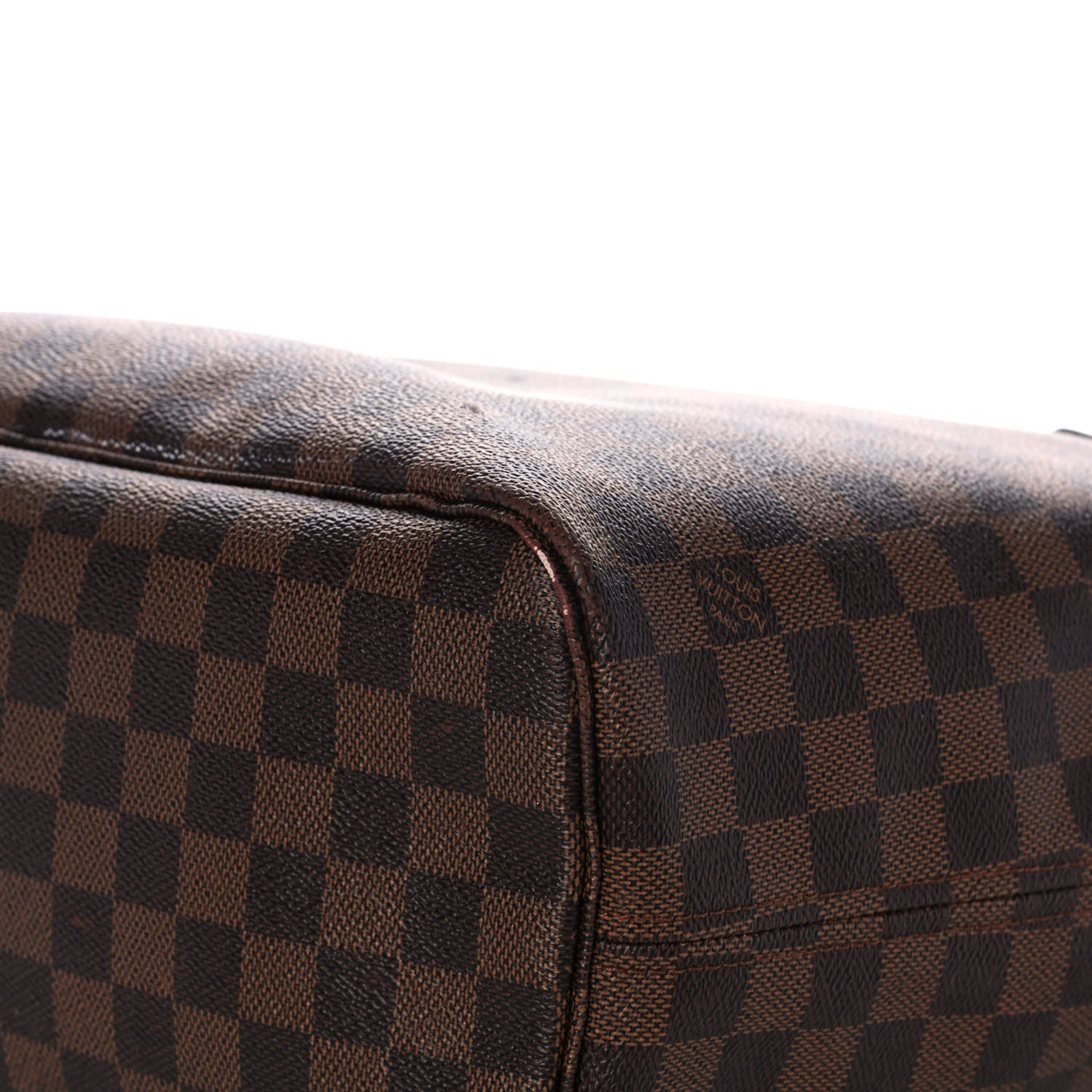 Damier Ebene Neo Neverfull MM Rose Ballerine