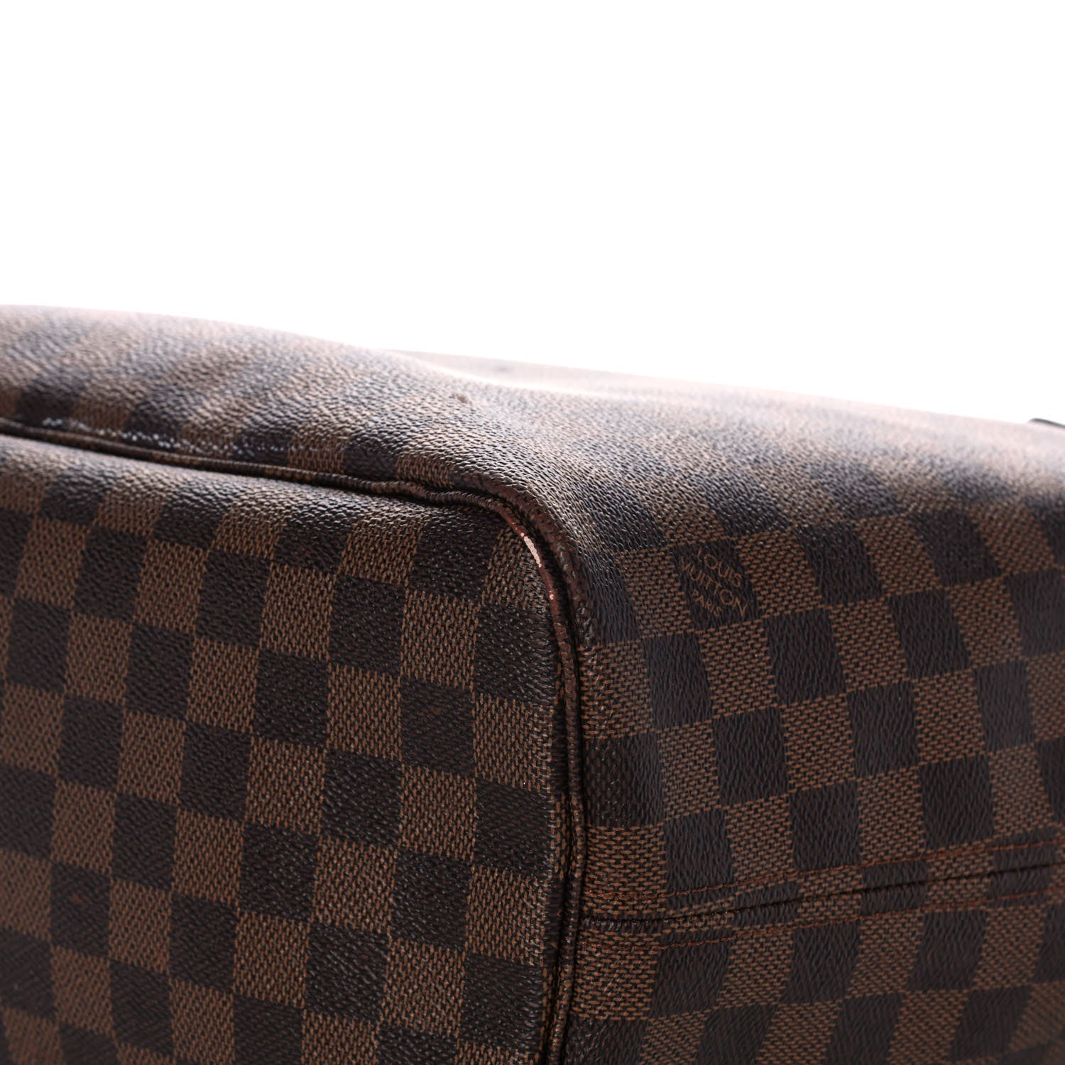 Louis Vuitton Damier Ebene Neo Neverfull MM Rose Ballerine 12 of 15