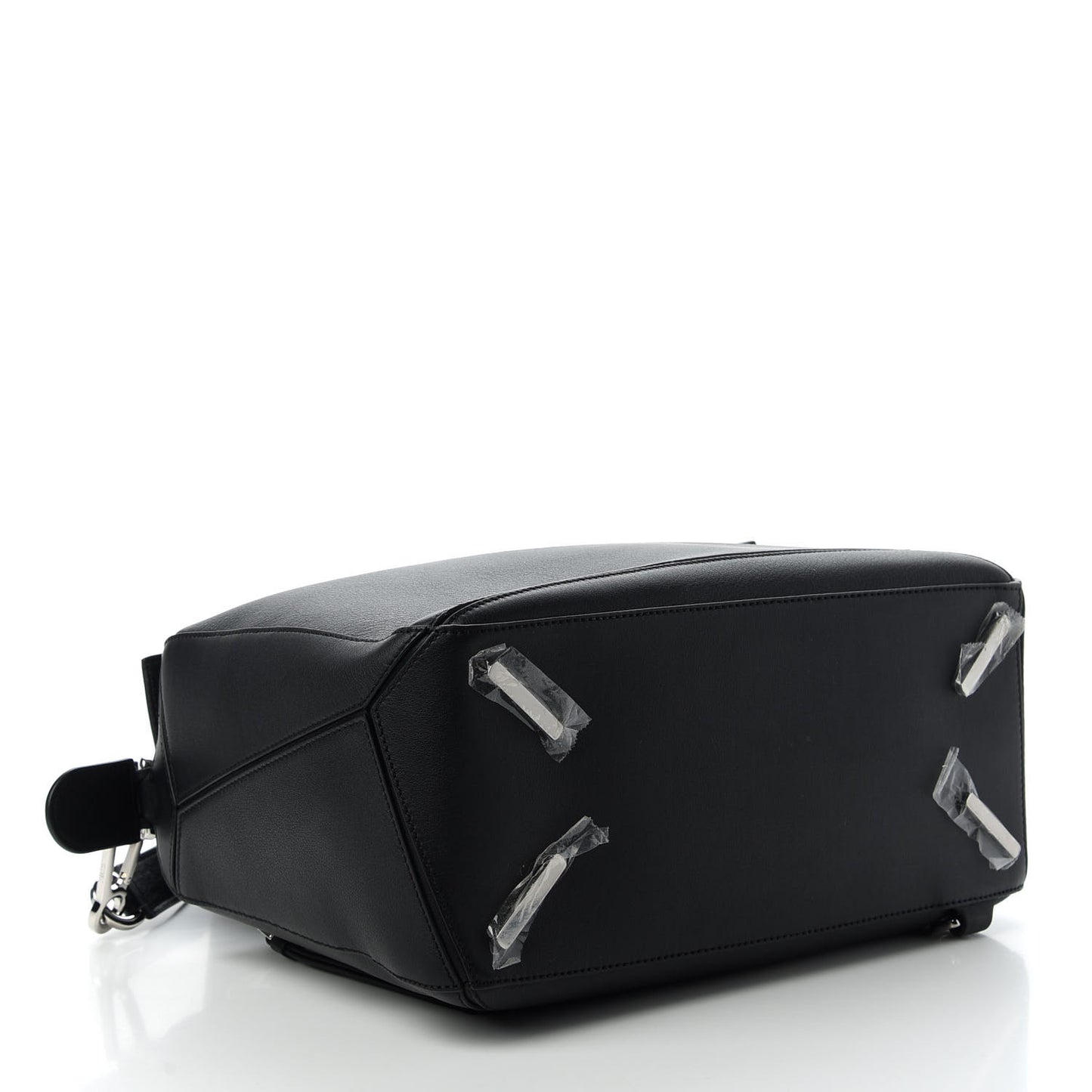 Calfskin Medium Puzzle Bag Black