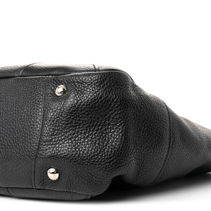 Prada Vitello Daino Side Pocket Tote Black 10 of 10