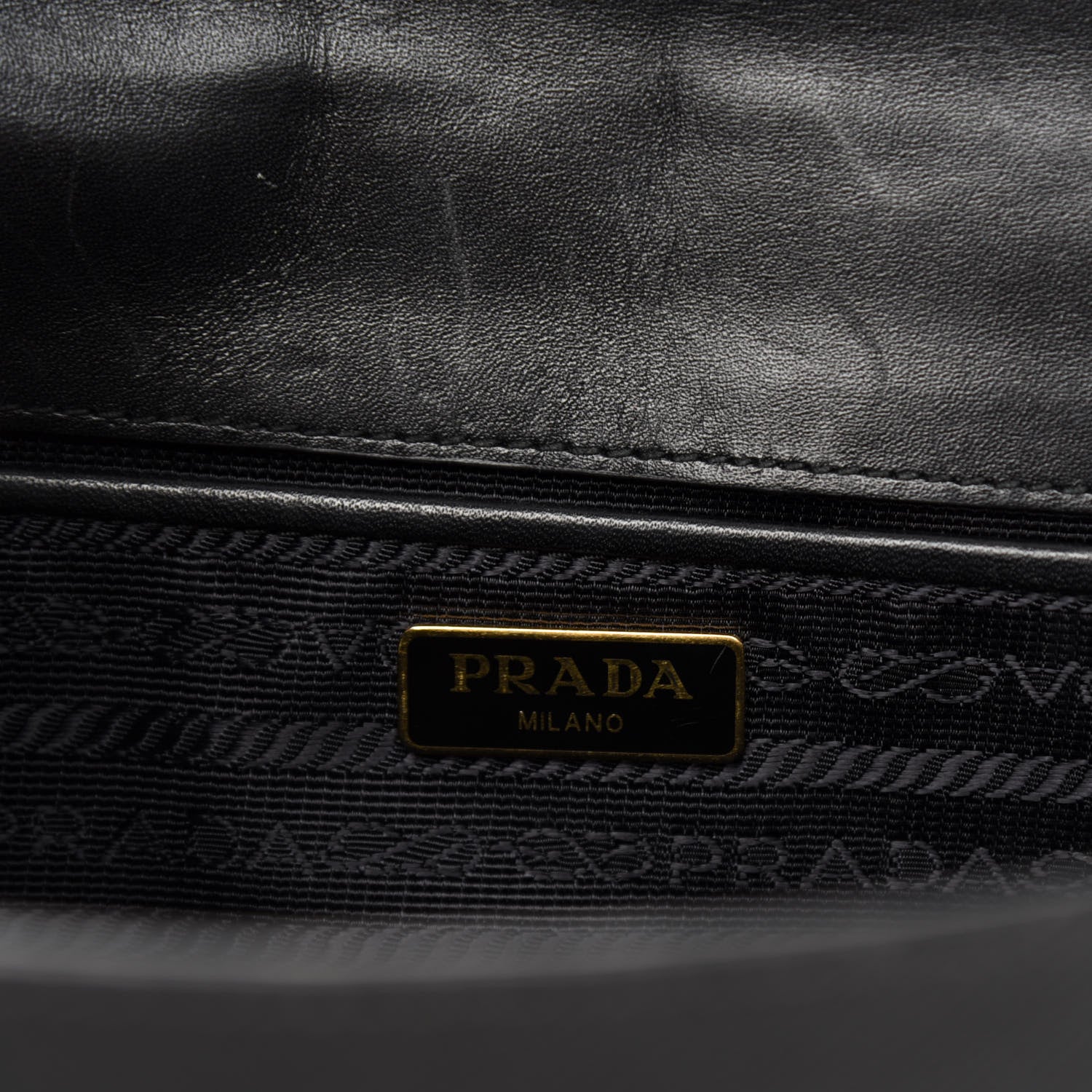 Prada Saffiano Lux Crossbody Bag Black 13 of 14