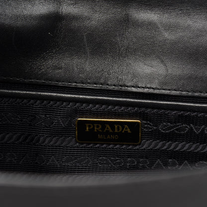 Prada Saffiano Lux Crossbody Bag Black 13 of 14