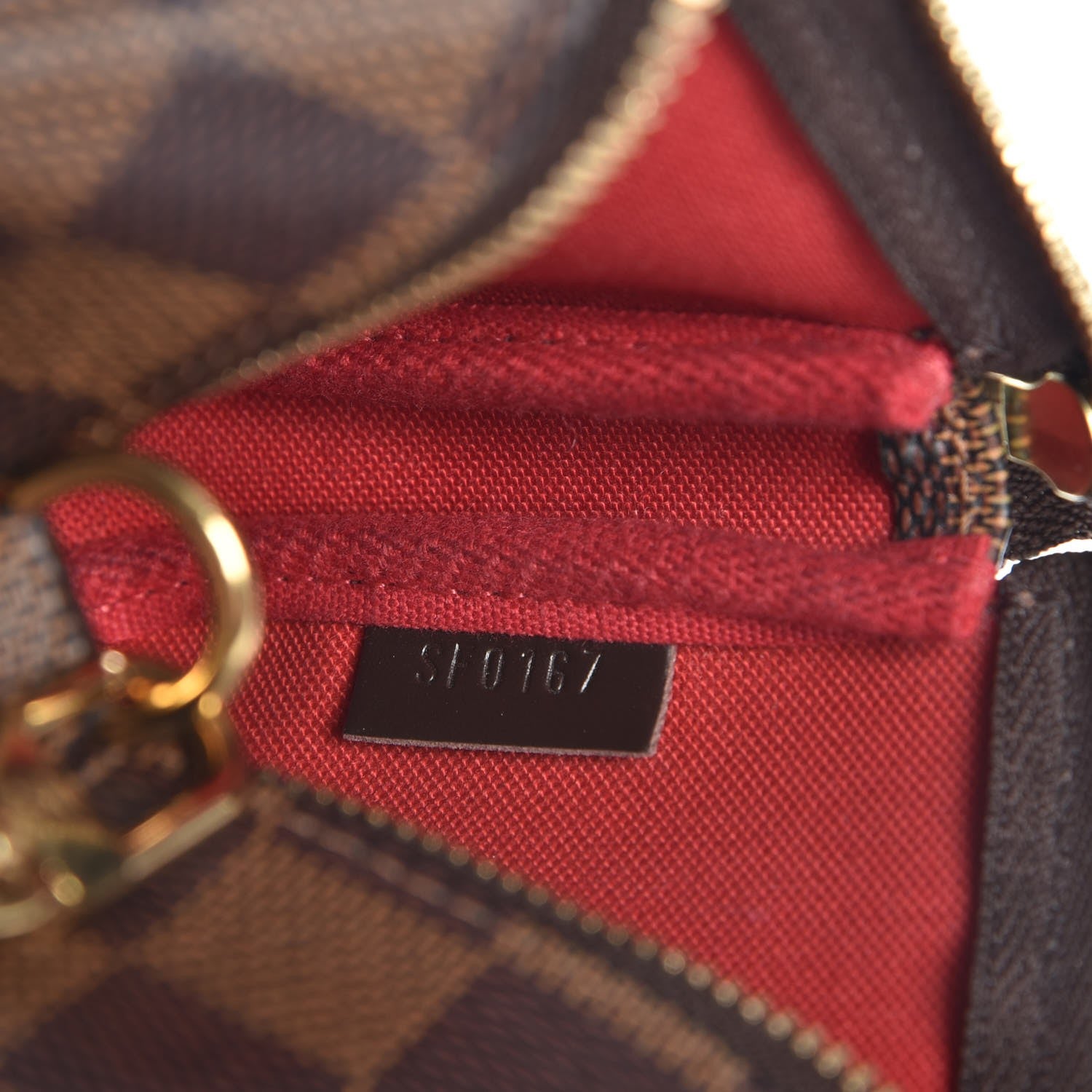 Louis Vuitton Damier Ebene Mini Pochette Accessories 7 of 9