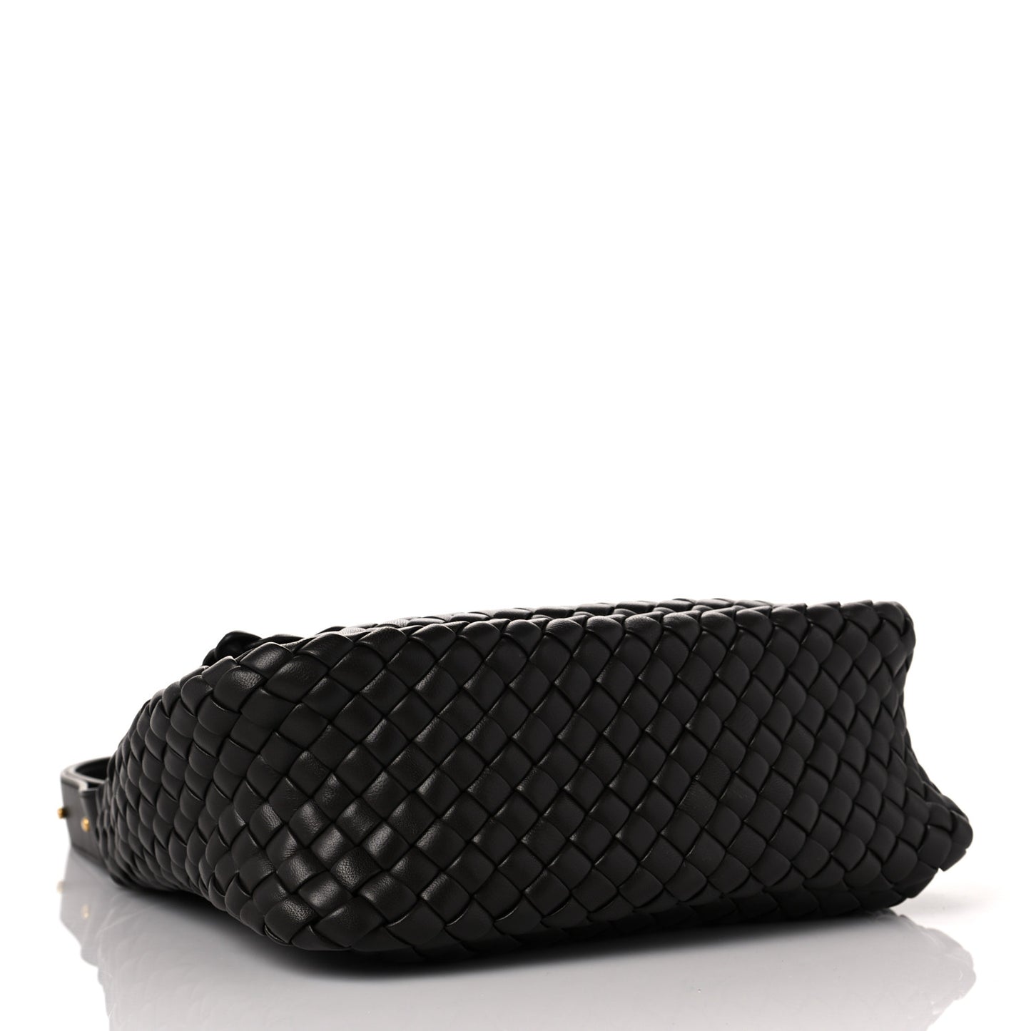Nappa Intrecciato Cobble Shoulder Bag Fondant
