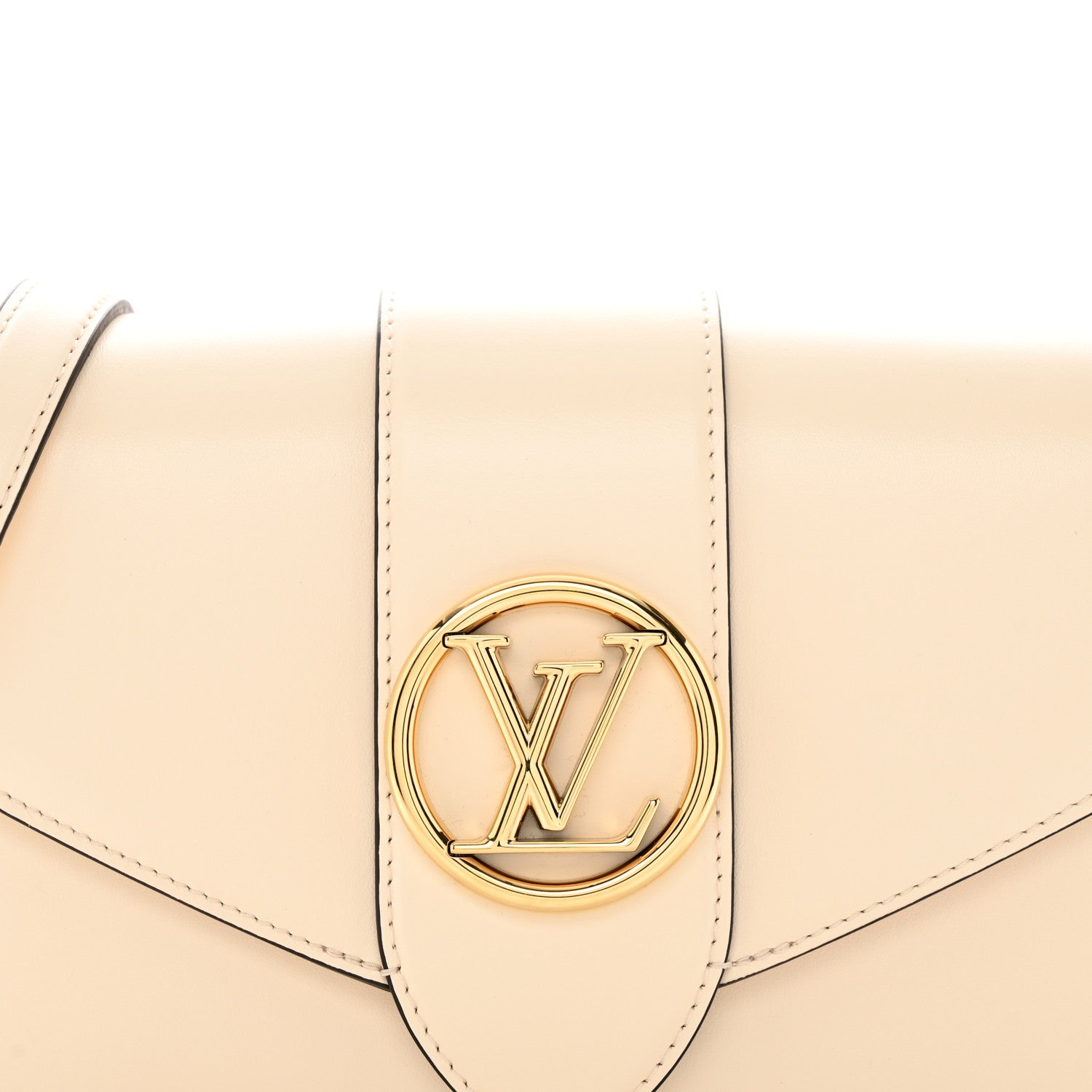 Louis Vuitton Smooth Calfskin LV Pont 9 Cream 8 of 16