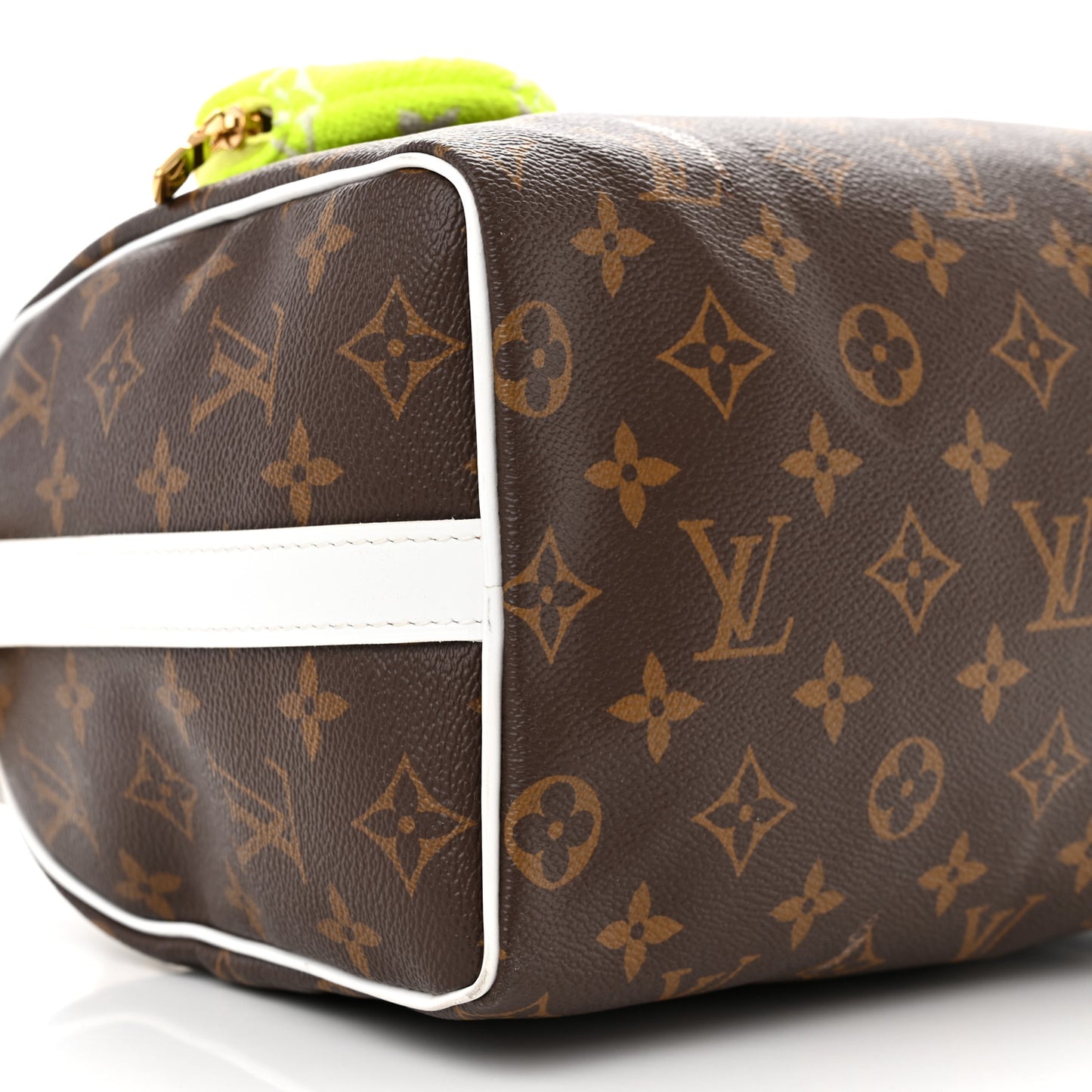 Monogram LV Match Speedy Bandouliere 25 White