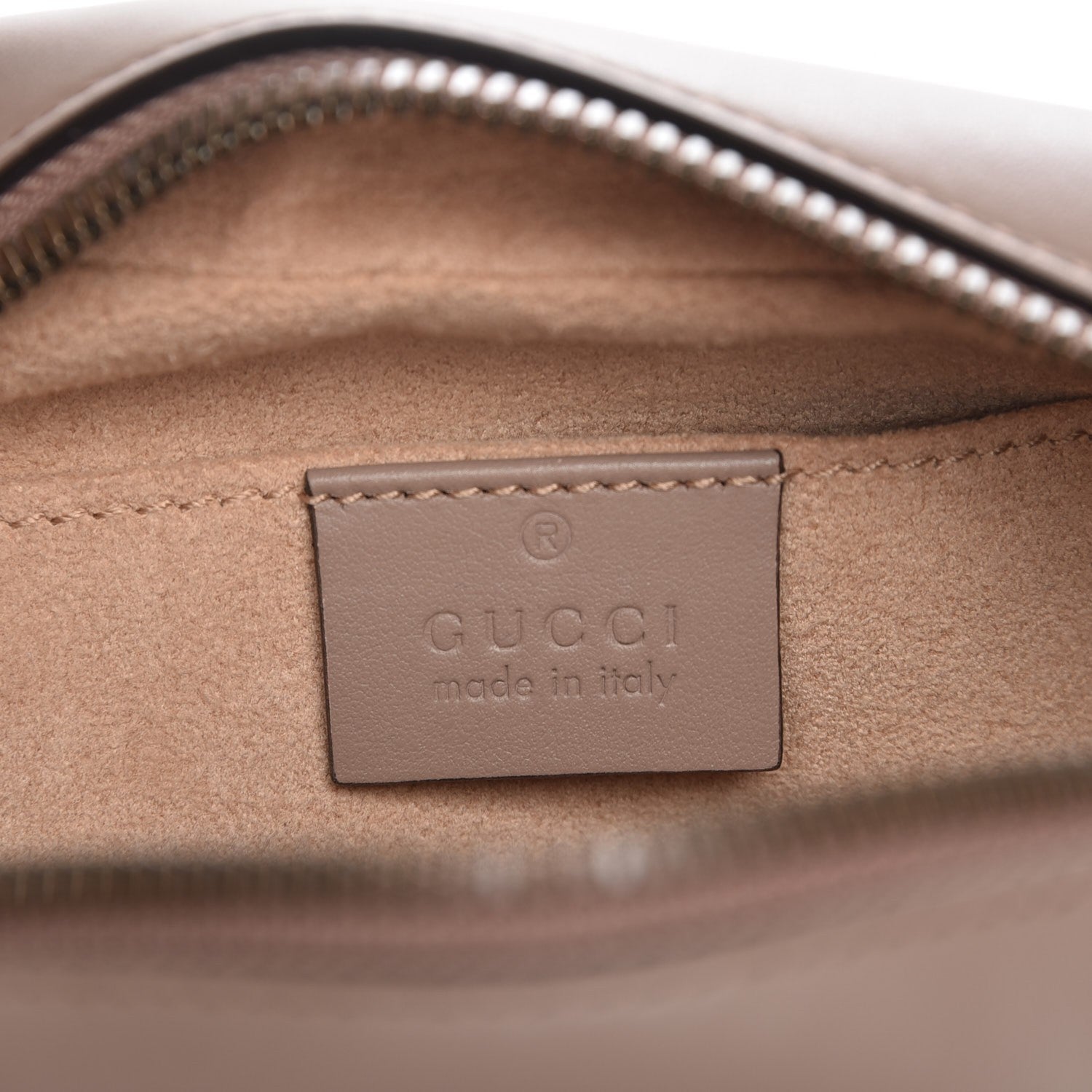 Gucci Calfskin Matelasse Small GG Marmont Chain Shoulder Bag Porcelain Rose 6 of 7