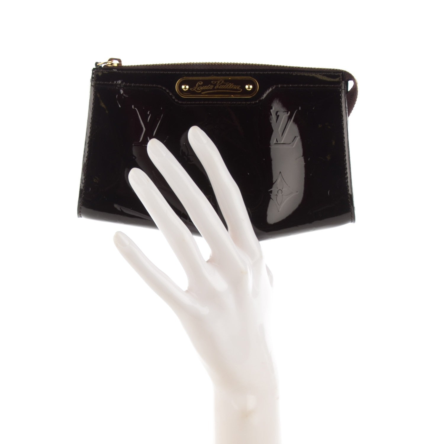 Louis Vuitton Vernis Trousse Cosmetic Pouch Amarante 2 of 6