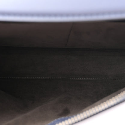 Fendi Vitello Baltico Dolce DotCom Satchel Blue 6 of 11
