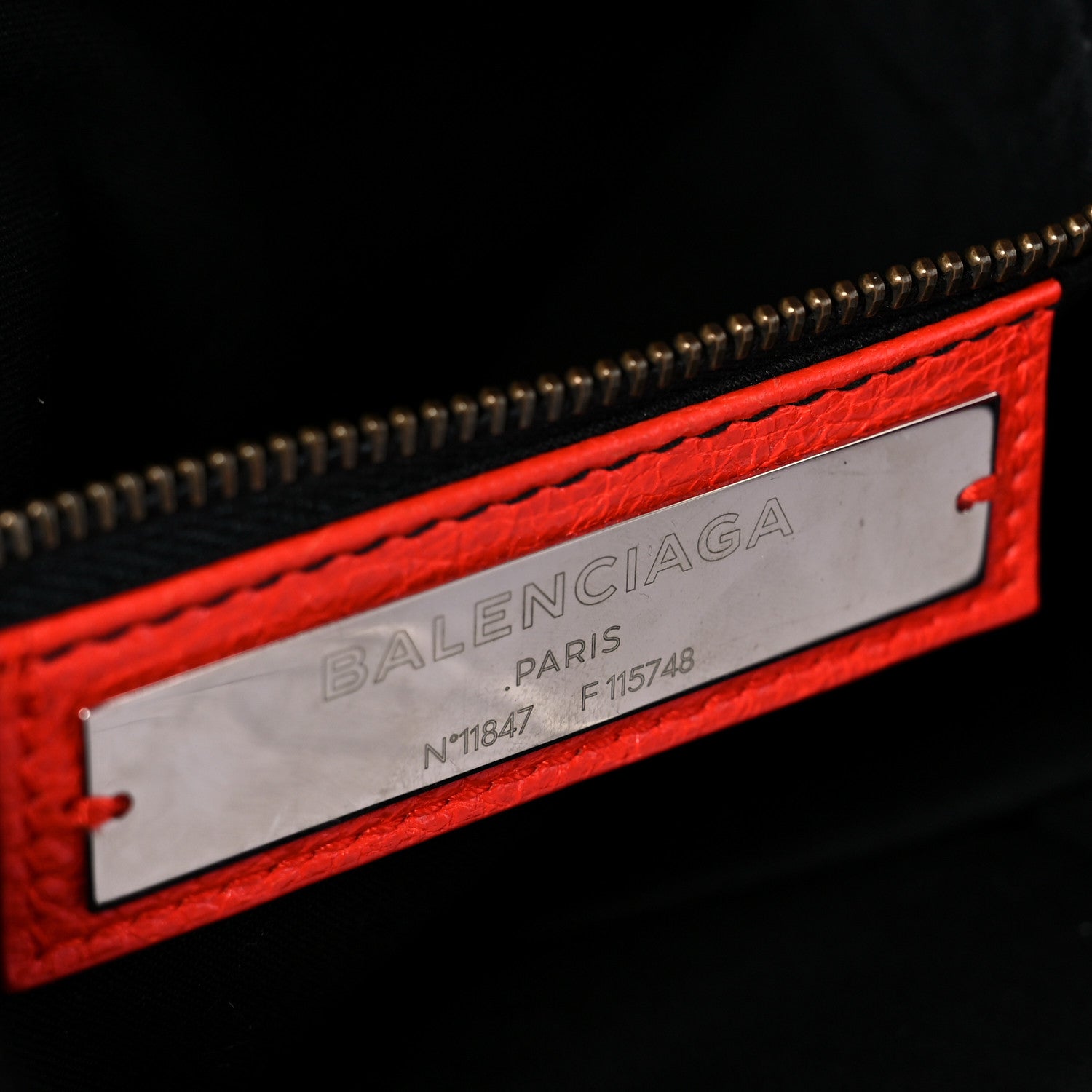 Balenciaga Agneau Classic Hardware City Rouge Coquelicot Rouge Braise 5 of 7