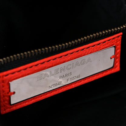 Balenciaga Agneau Classic Hardware City Rouge Coquelicot Rouge Braise 5 of 7