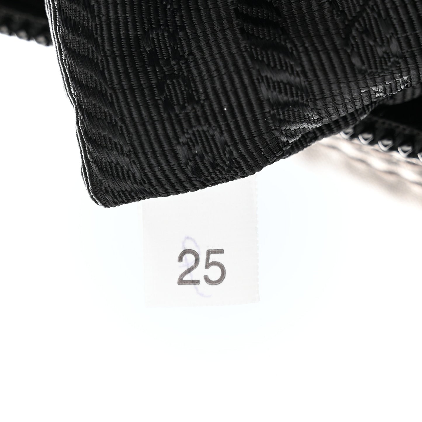 Metallic Tessuto Nylon Metal Studded Shoulder Bag Ferro Black