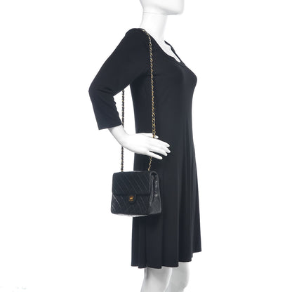 Chanel Lambskin Quilted Mini Square Flap Black 2 of 16