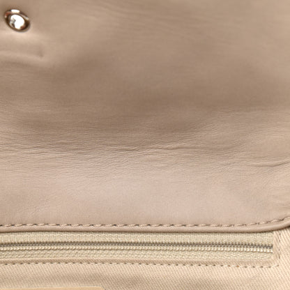 Chanel Calfskin Quilted Double Stitch Hamptons Clutch with Chain Beige Clair 8 of 11