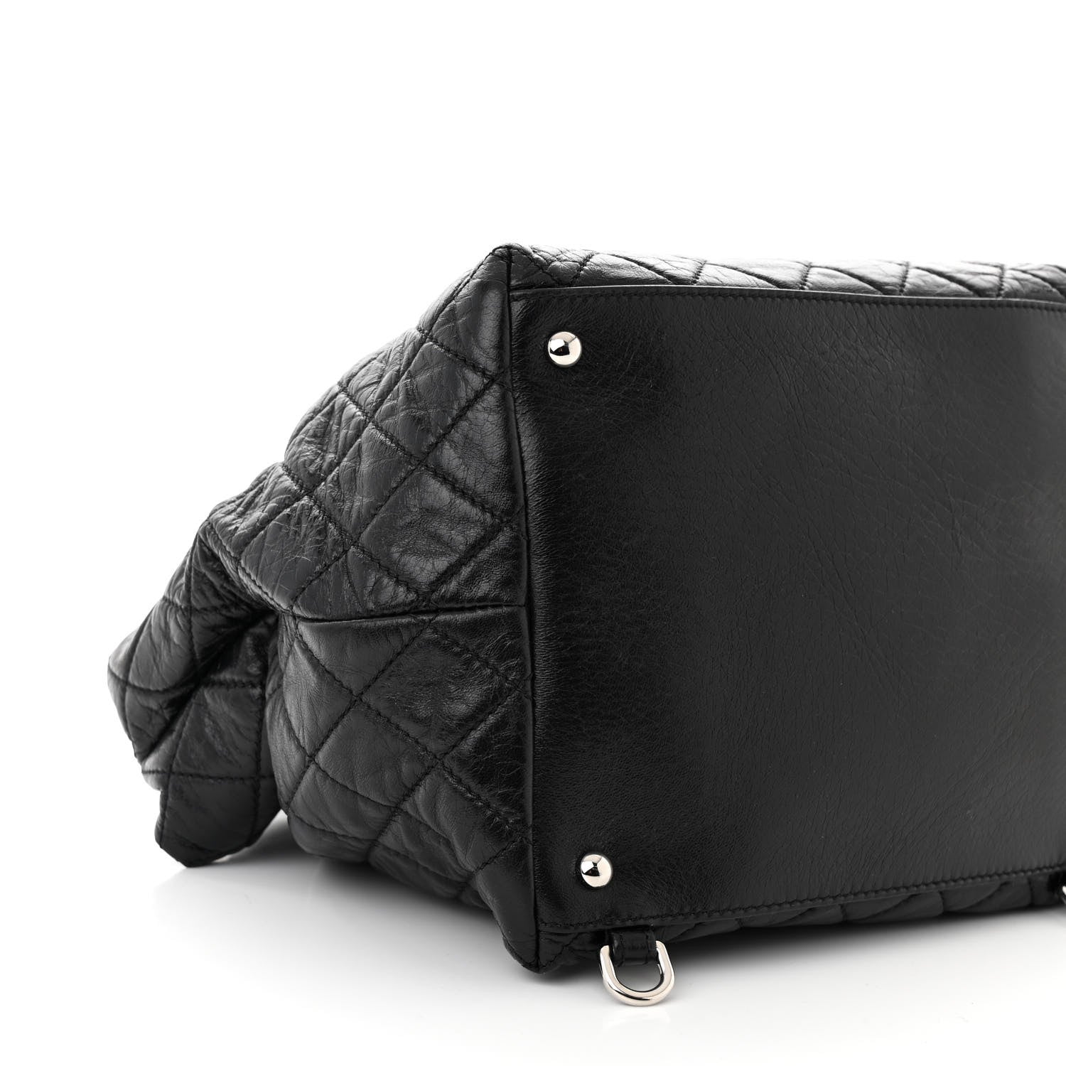 Chanel Glazed Calfskin Quilted Beijing Backpack Black 9 of 10