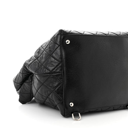 Chanel Glazed Calfskin Quilted Beijing Backpack Black 9 of 10