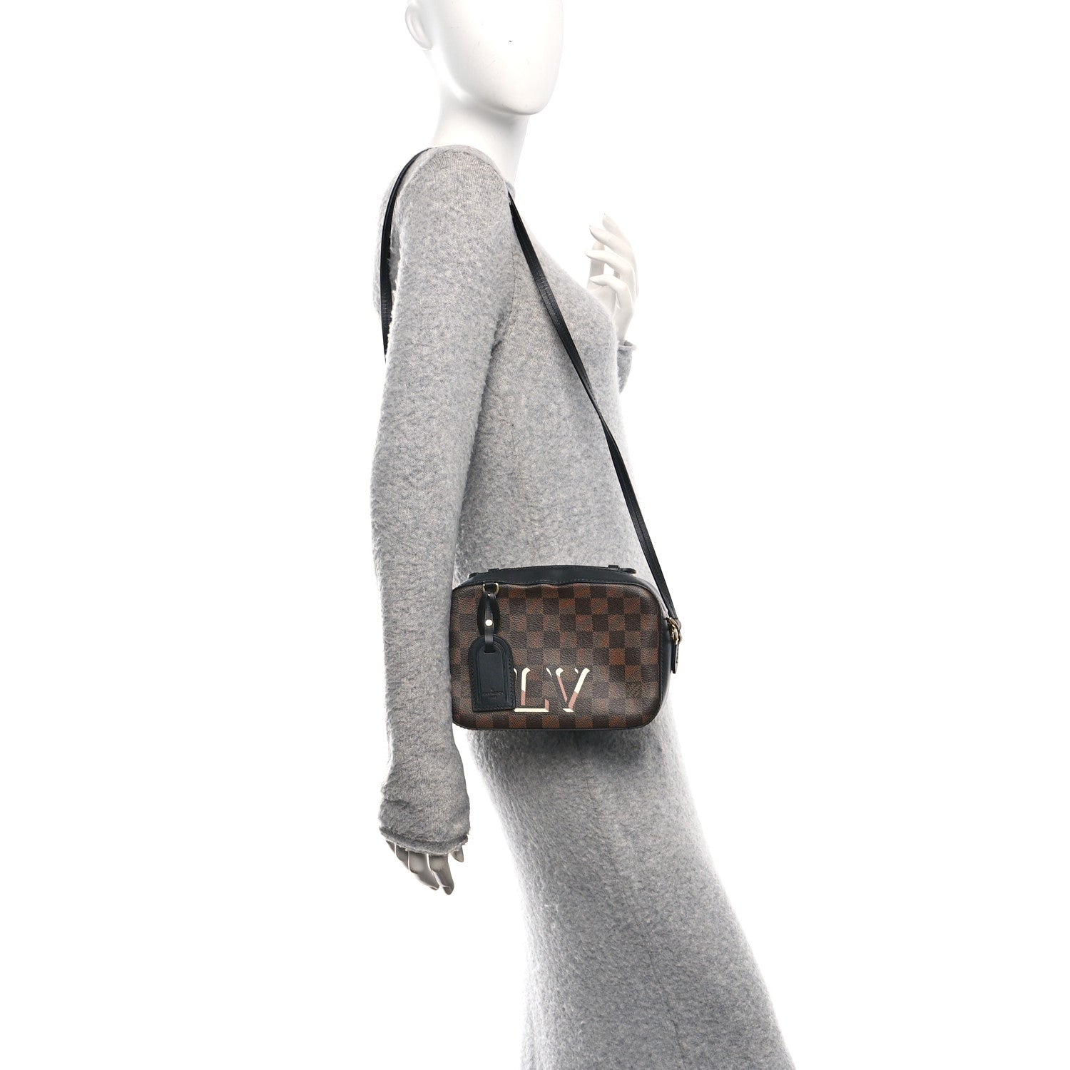 Louis Vuitton Damier Ebene Santa Monica Black 2 of 10