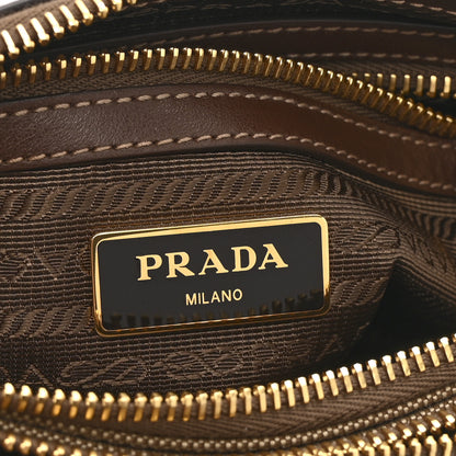 Prada Jacquard Logo Flat Crossbody Bag Corda Bruciato 7 of 11