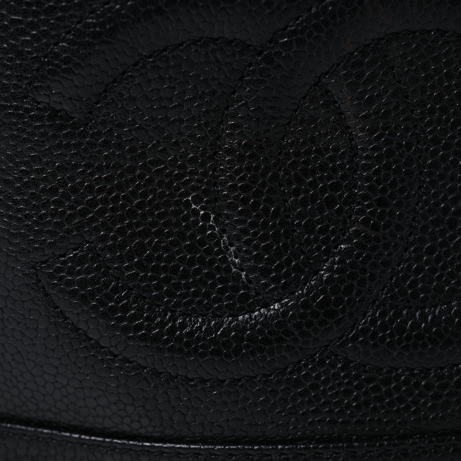 Chanel Caviar Cosmetic Vanity Bag Black 13 of 14