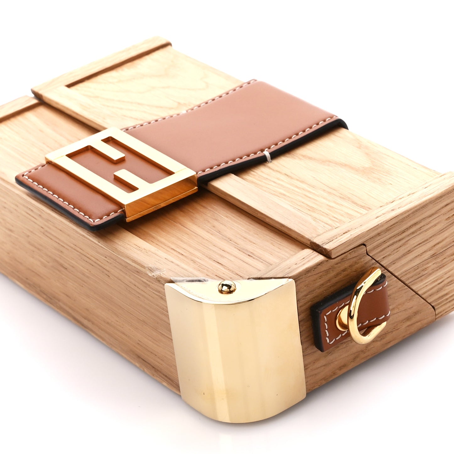 Wood Mini Baguette Trunk