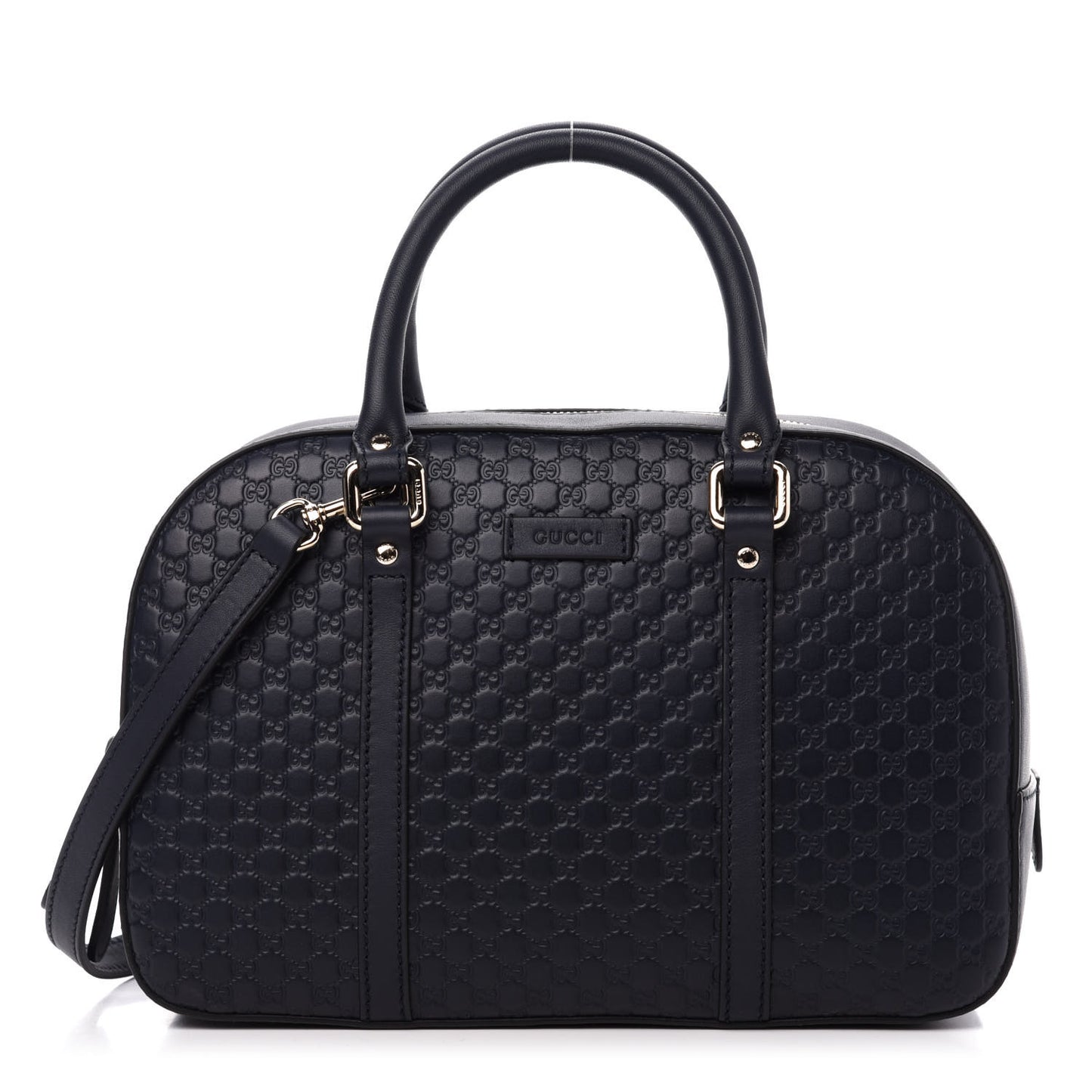 Microguccissima Medium Crossbody Bag Blue