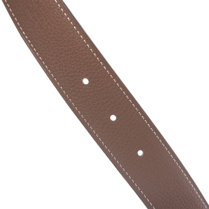 Hermes Box Togo 32mm H Belt 85 Black Gold 3 of 6