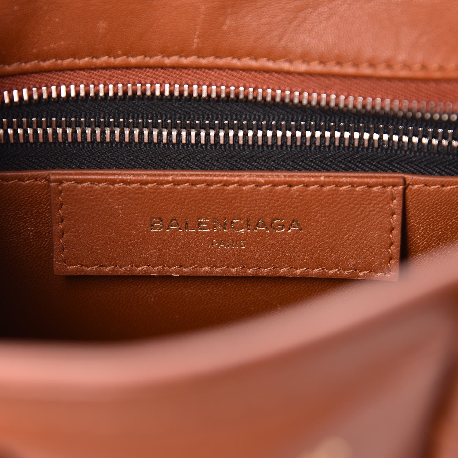 Balenciaga Agneau XS Bazar Shopper Tote Marron Fauve 9 of 19