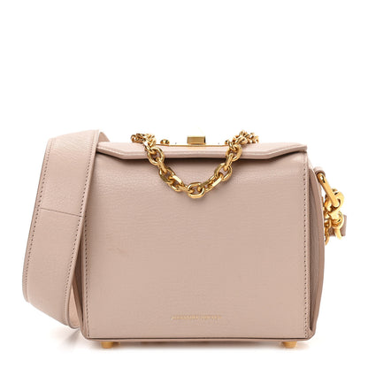 Alexander McQueen Fine Grain Goatskin Box Shoulder Bag 19 Nude 1 of 13