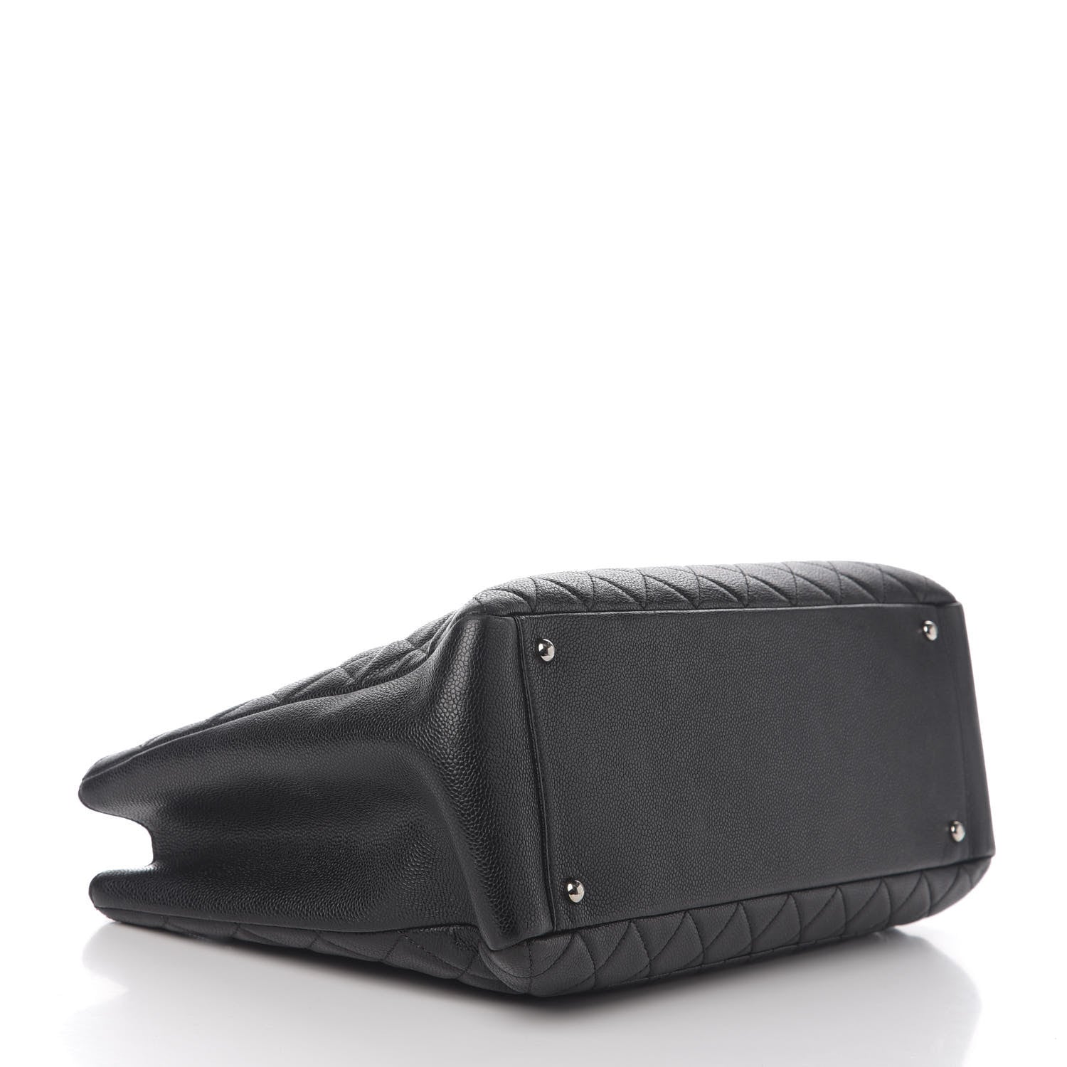 Chanel Caviar Quilted XL Grand Shopping Tote GST Black 5 of 20