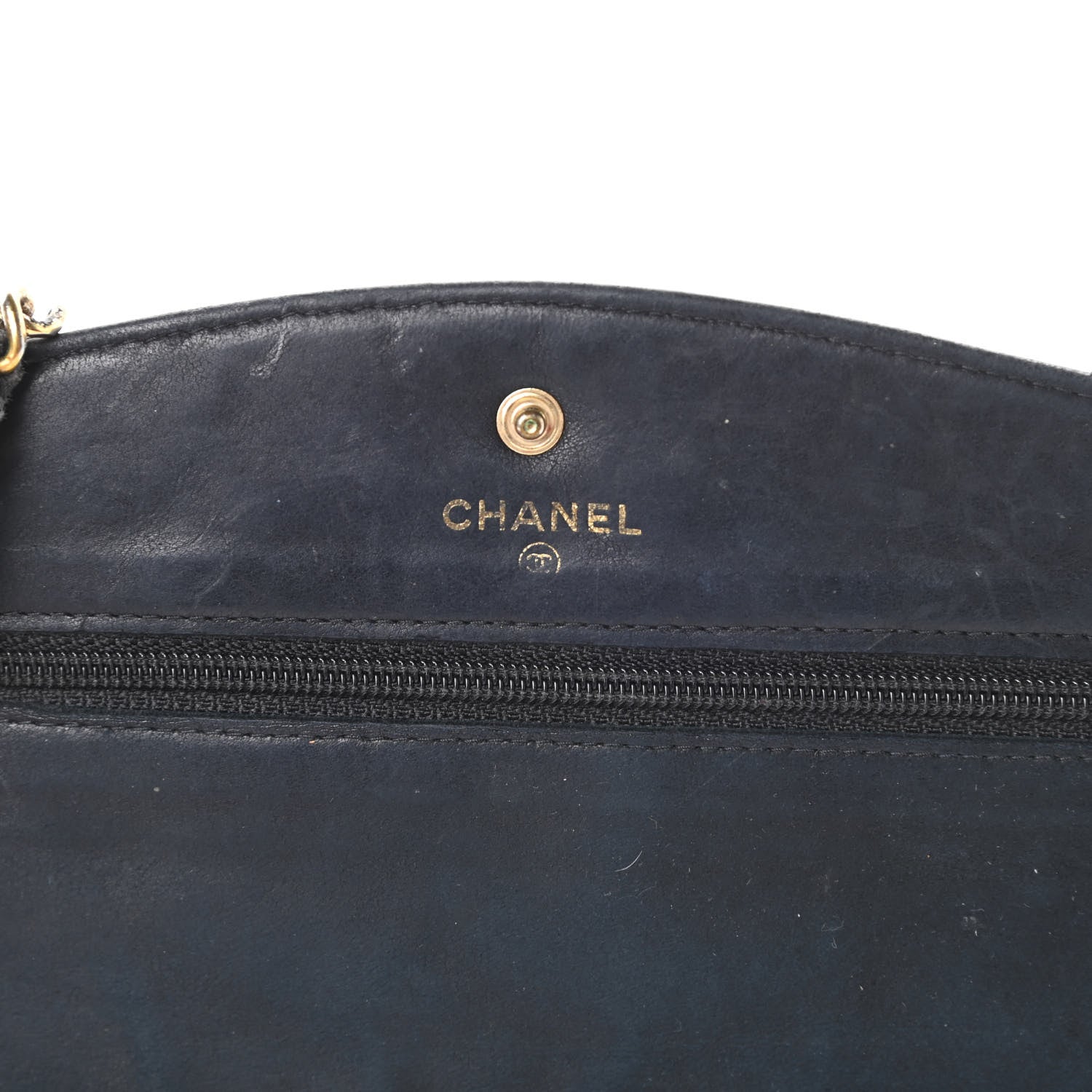 Chanel Caviar Timeless CC Wallet On Chain WOC Black 6 of 21
