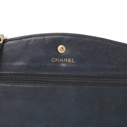 Chanel Caviar Timeless CC Wallet On Chain WOC Black 6 of 21
