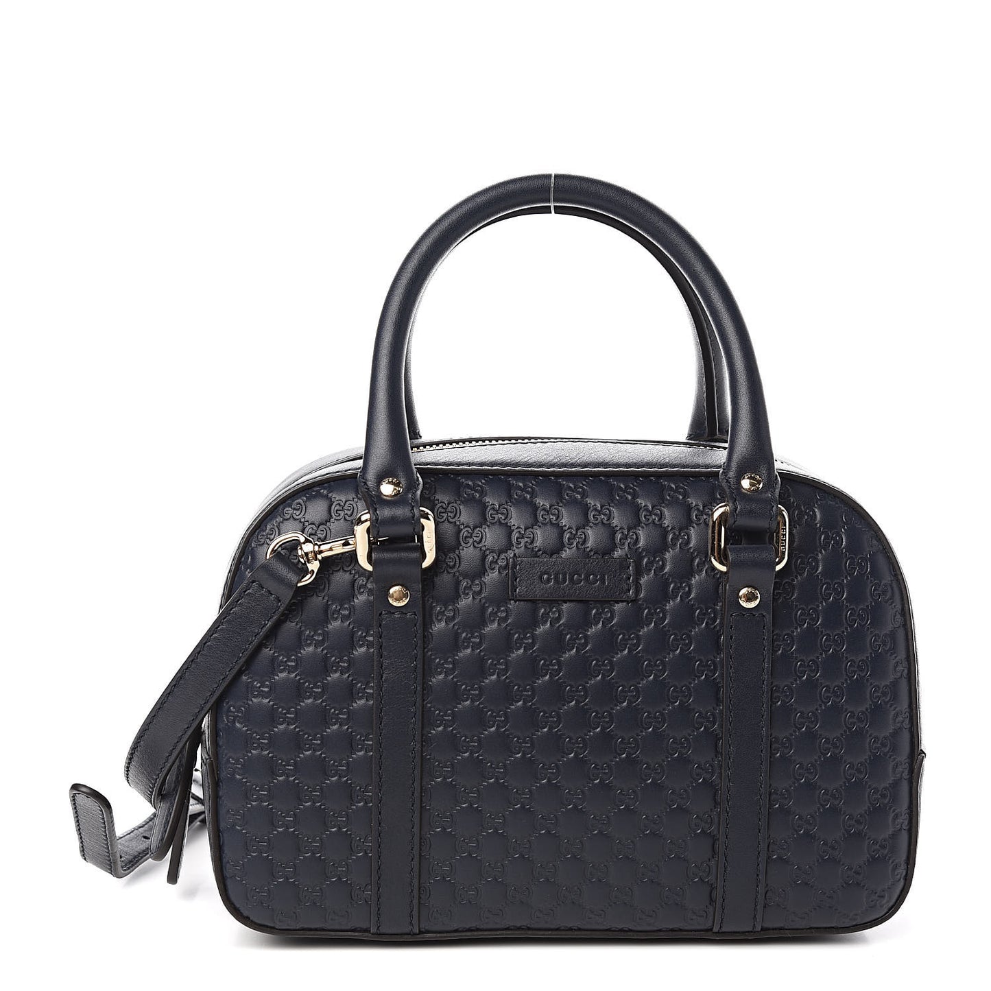 Soft Microguccissima Small Crossbody Bag Blue
