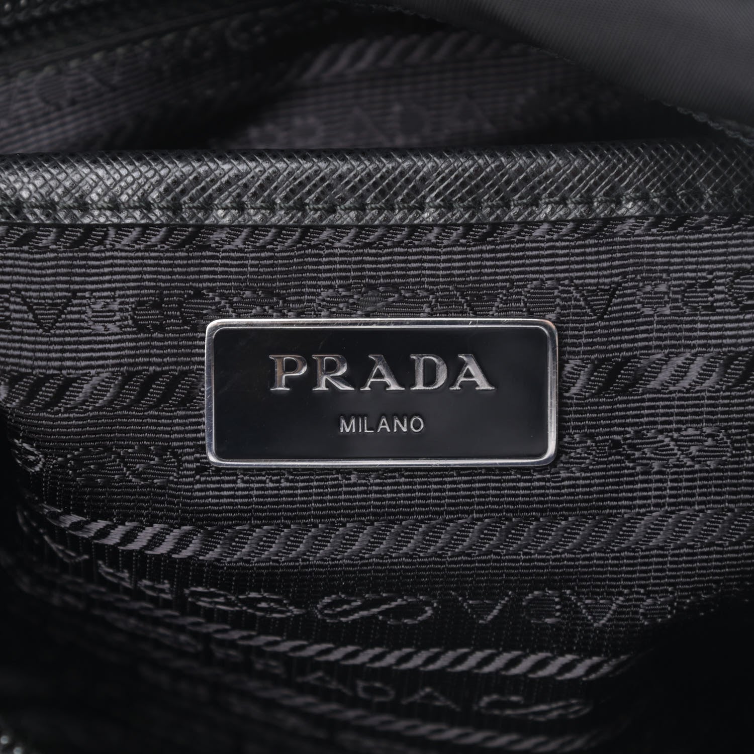 Prada Nylon New Vela Studded Messenger Black Astrale 6 of 11