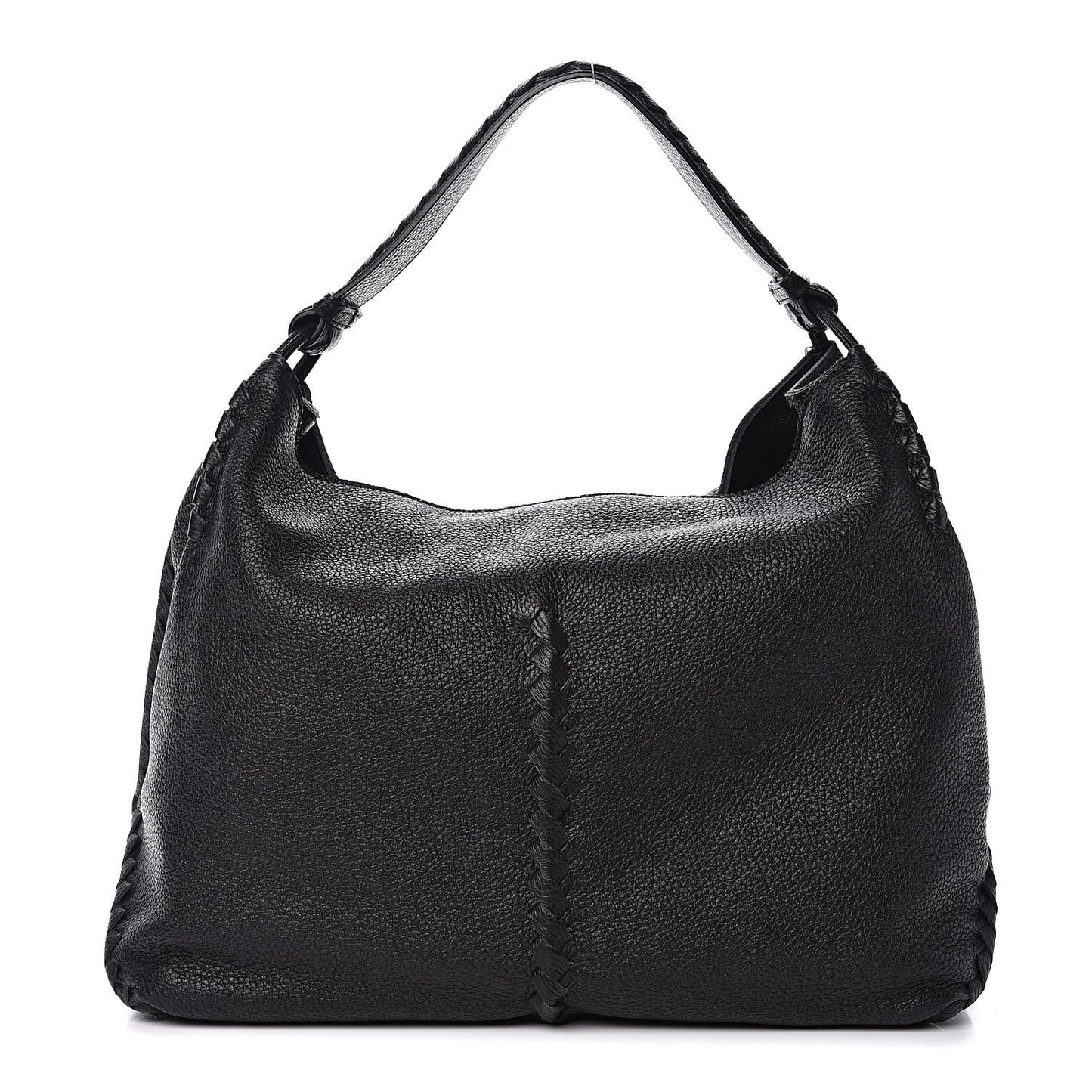 Cervo Lavato Deerskin Hobo Black