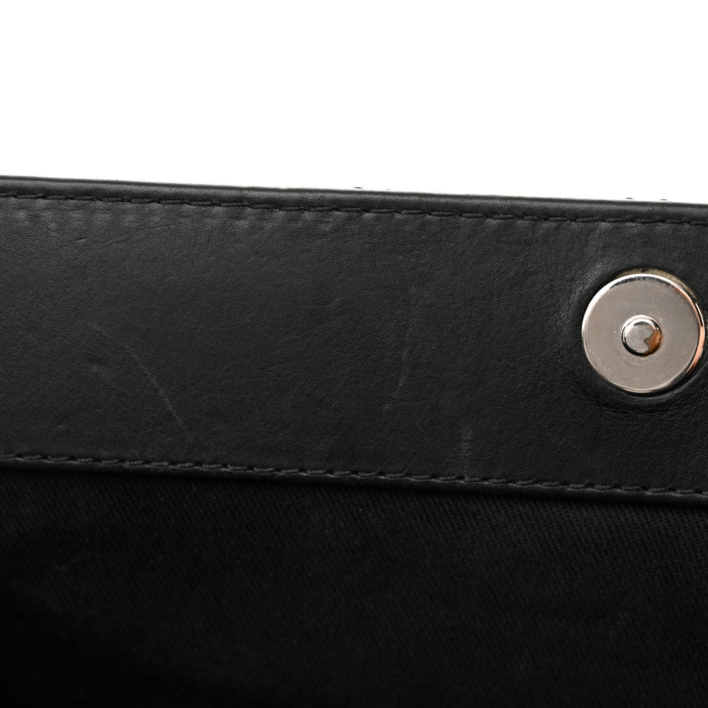 Patent Quilted Timeless CC Shopping Tote Black